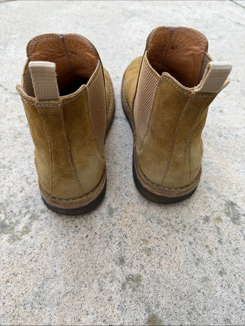 Astorflex Bitflex Italian Tan Suede Crepe Sole Chukka Boot Men's Size 40/7